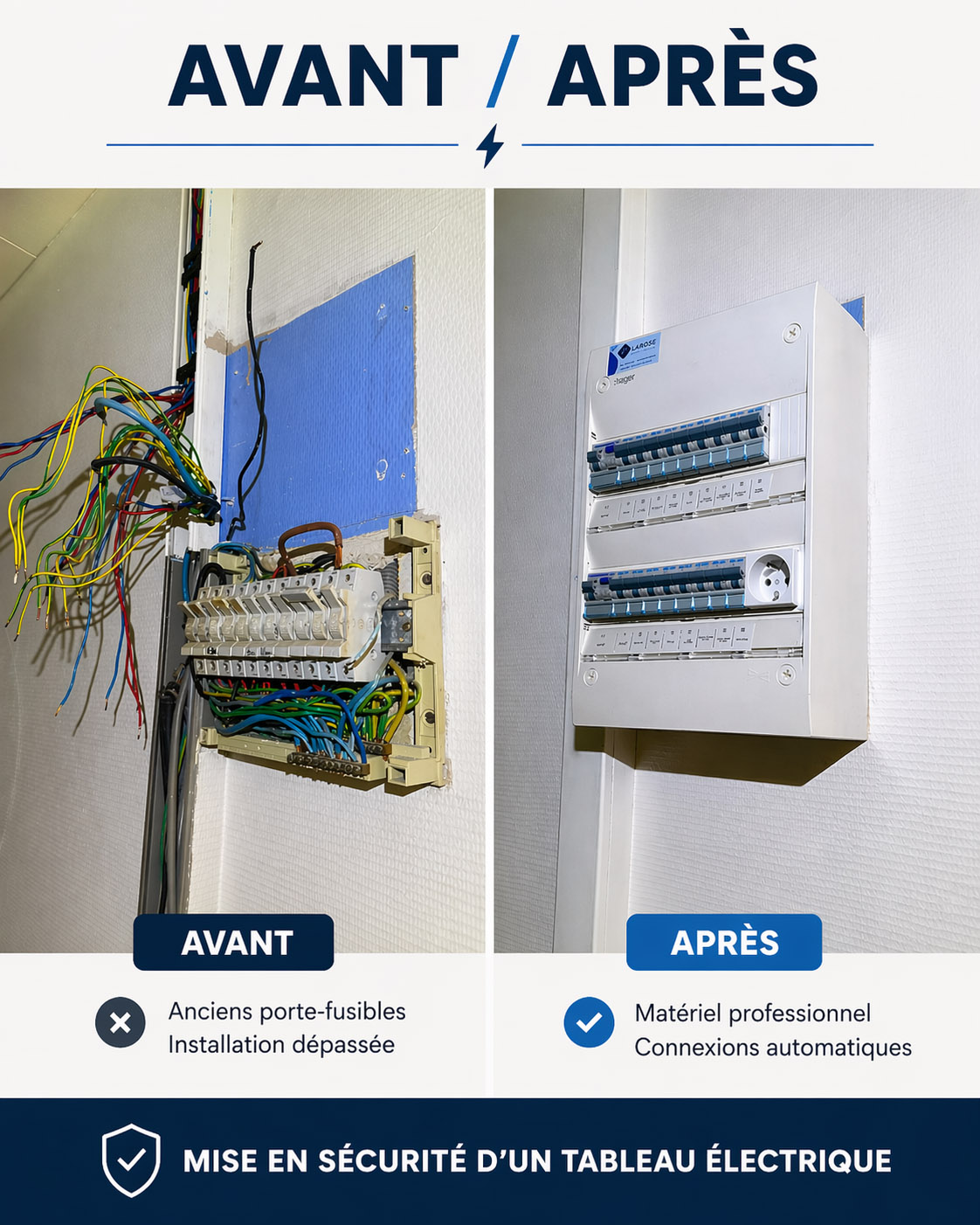 Tableau Électrique — LAROSE Électricité Longwy